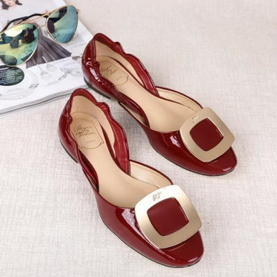 RV Shallow mouth flat shoes Women--033